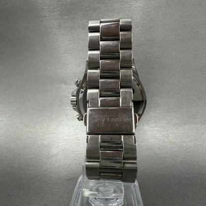 Michael Kors Layton Chronograph Watch Women 38mm Silver Dial Steel MK5454 NewBat7