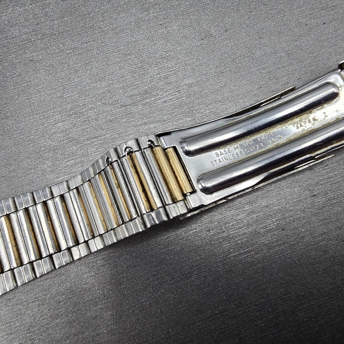 Seiko Watch Men 33mm White Dial Two Tone Daydate SQ 7132A VTG PARTS16