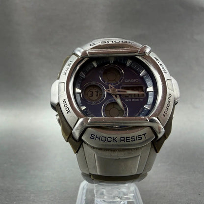 Casio G-Shock G-511 Watch Men 45mm Blue Dial Silver Alarm Chrono READ!! New Batt5
