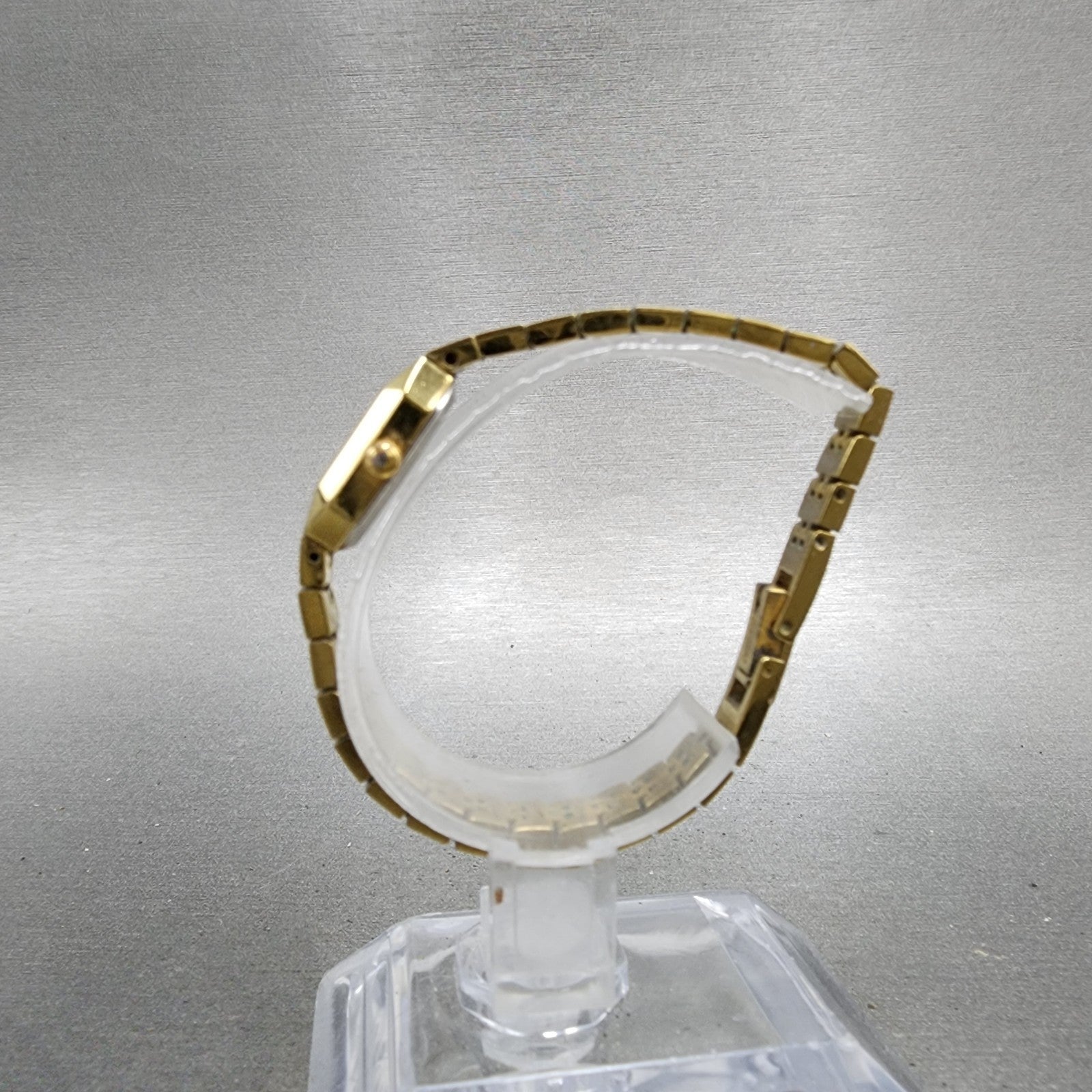 Citizen CQ Tank Watch Women 13mm Champagne Dial Gold Tone Octagon New Battery6