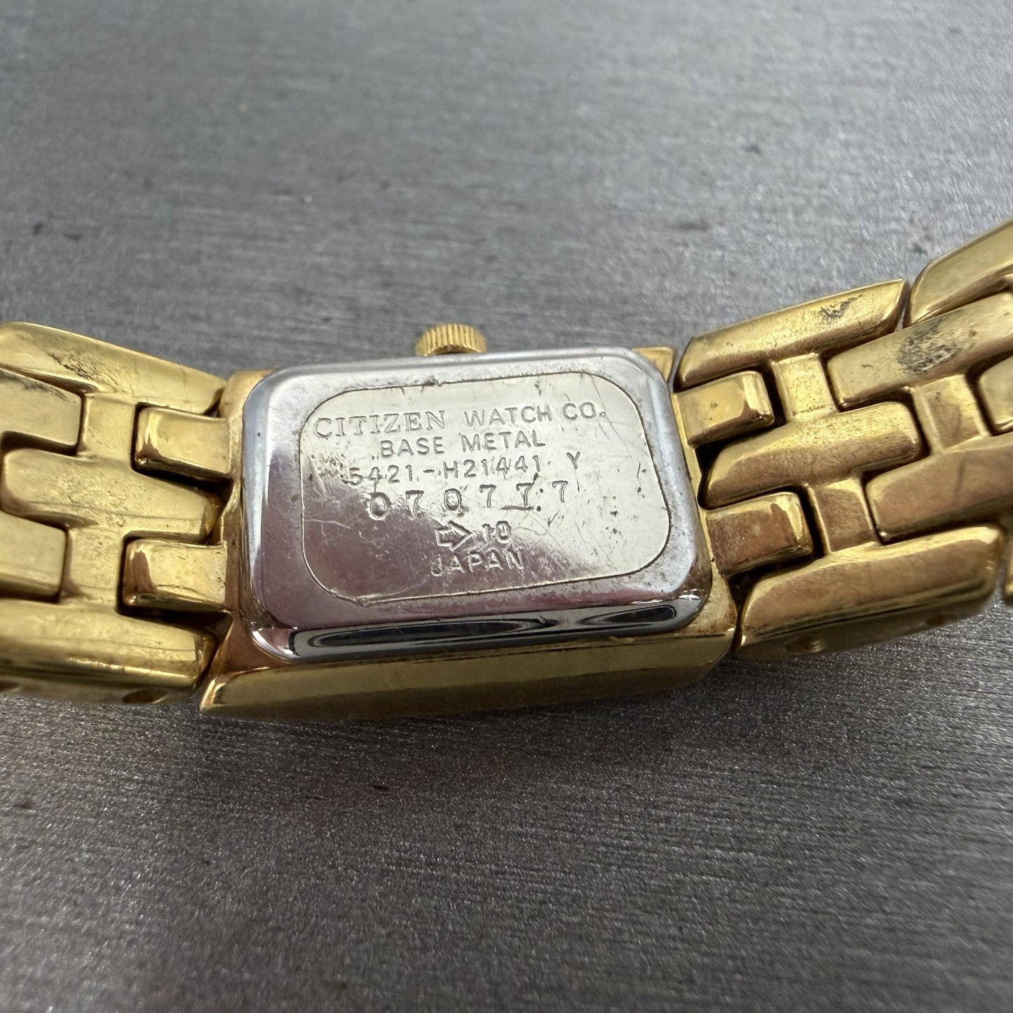 Citizen Elegance Watch Women 14mm Champagne Dial Gold Tone 5421-H21441 New Batt9