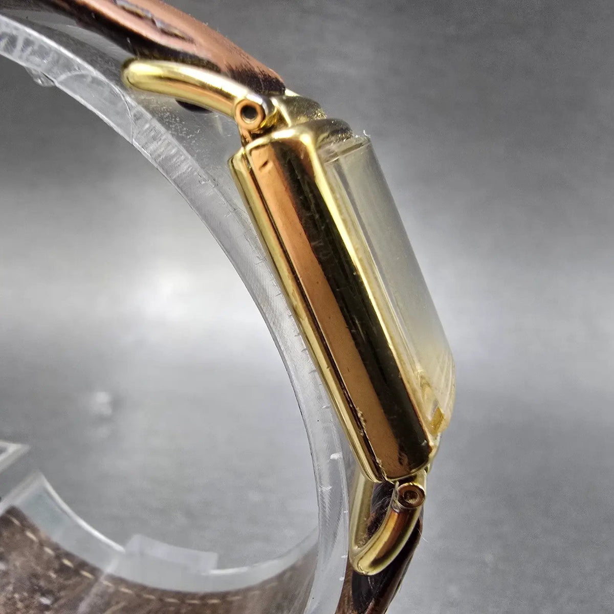 Hamilton Wilshire Watch Women 18mm Women Gold Dial Gold Registered Edition PARTS4