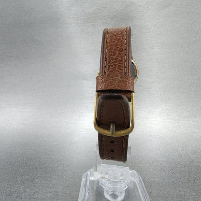 Seiko Watch Women 23mm Champagne Dial Gold Tone Round 2p210a9a New Battery7