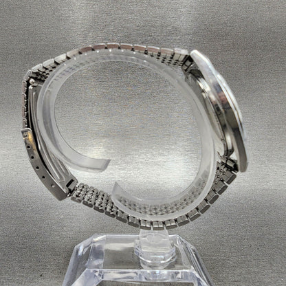 Seiko SilverWave Watch Men 35mm Silver  Dial Steel Daydate 59337020 New Battery8