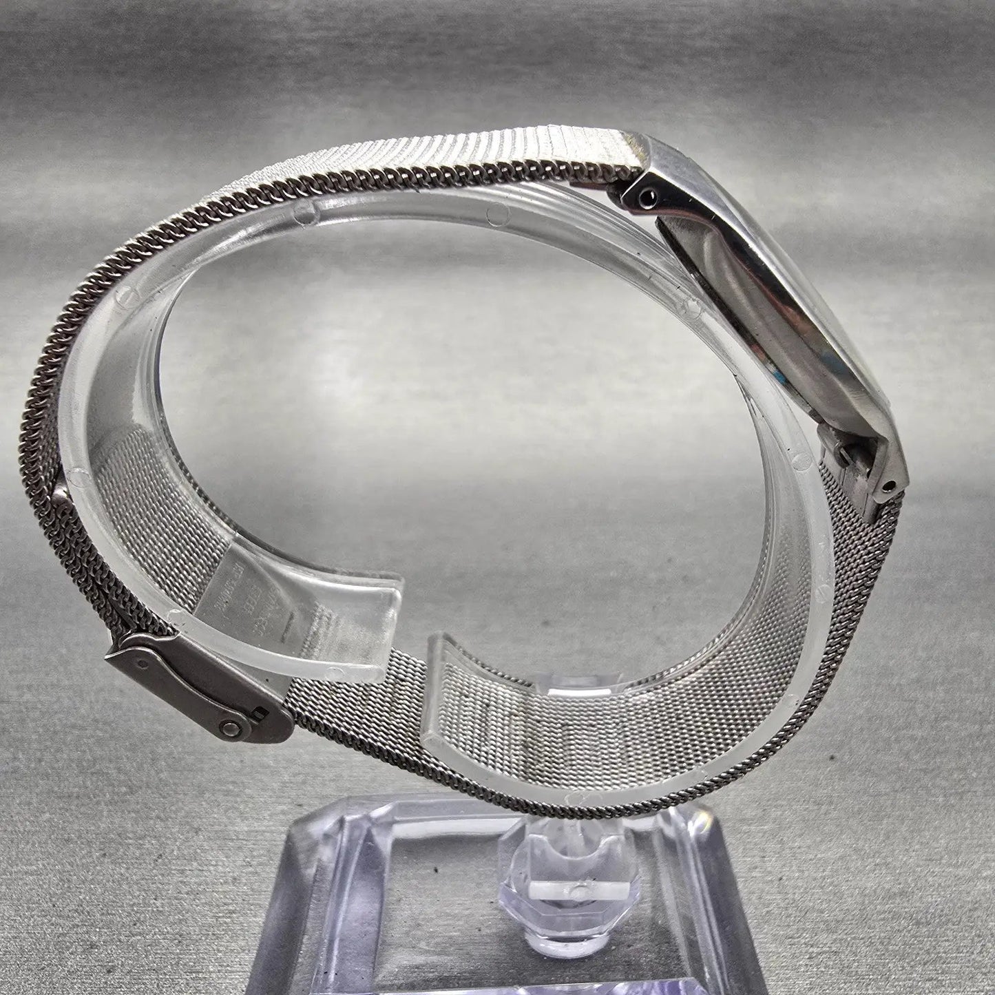 Skagen Steel Watch Women 29mm Black Dial Silver Tone Round 233SSSB New Battery8