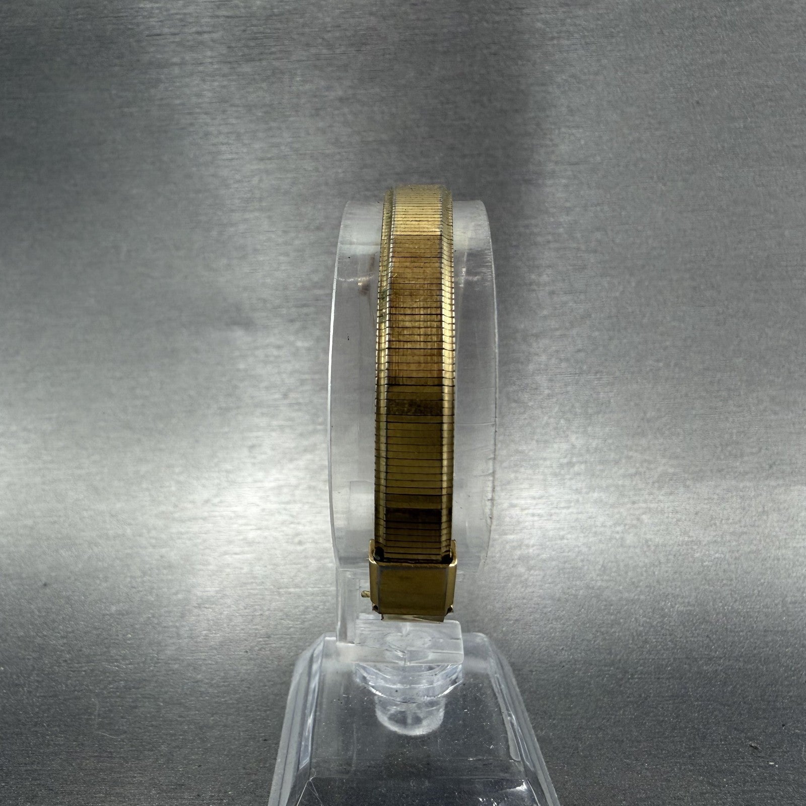 Seiko Tank Watch Women 13mm Champagne Dial Gold Tone 2e20-5139 New Battery7