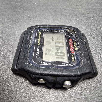 Casio W-720 Watch Men 38mm Black  Alarm Chronograph Daydate Octagon New Batt3