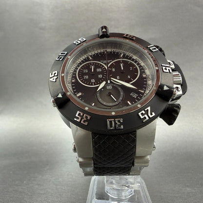 Invicta Reserve Sub Aqua Chrono Watch Men 50mm Black Dial Steel Date 15955 Works5