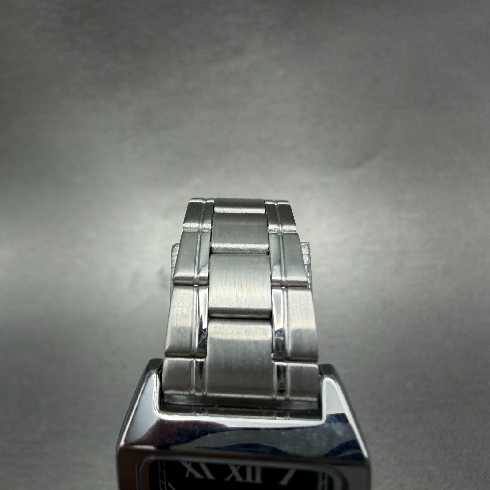 Casio Tank Watch Women 22mm Black Dial Silver Tone Rectangle LTP-V007 NewBattery4