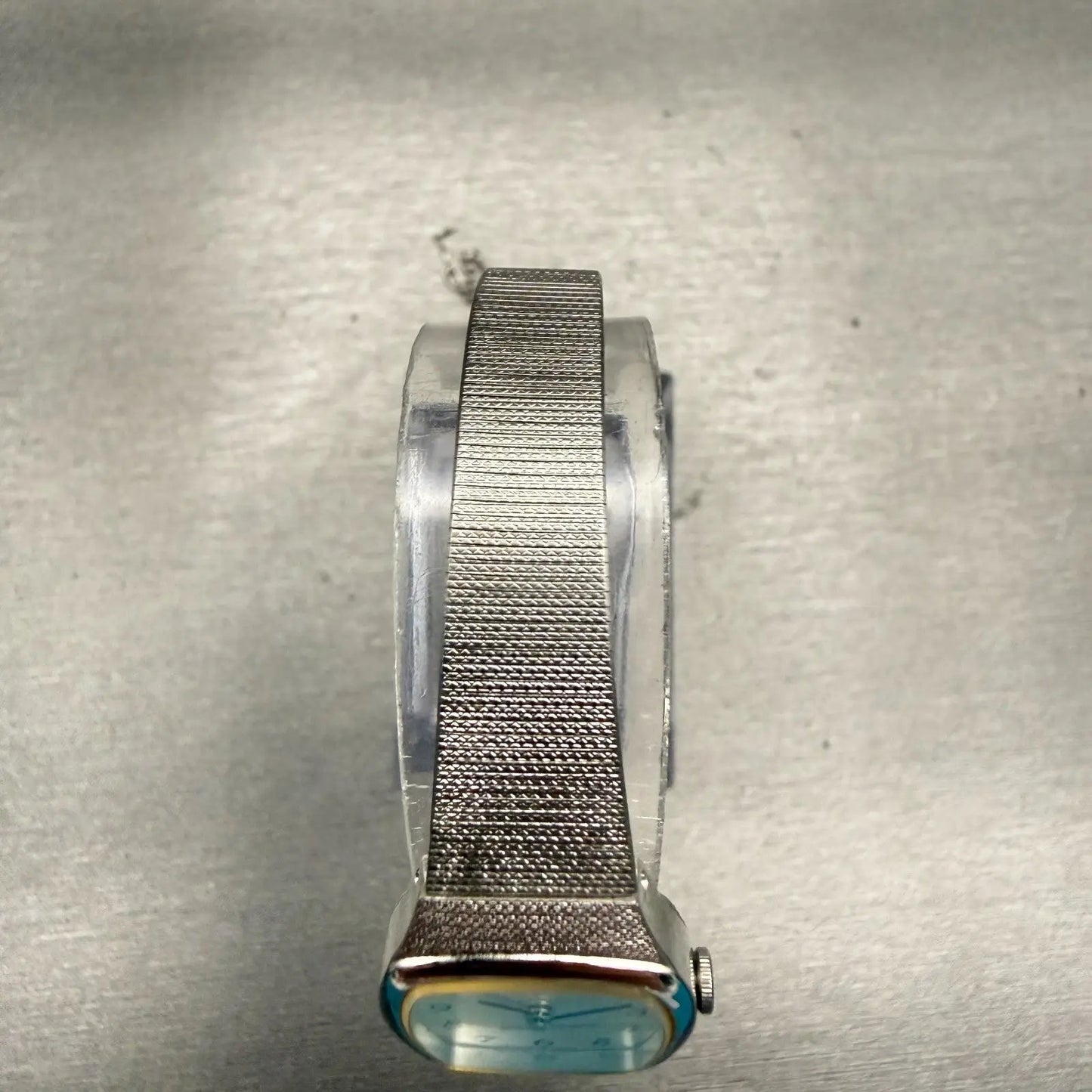 Seiko Watch Women 19mm Silver Dial Silver Tone Oval 1421-5170 New Battery VTG4