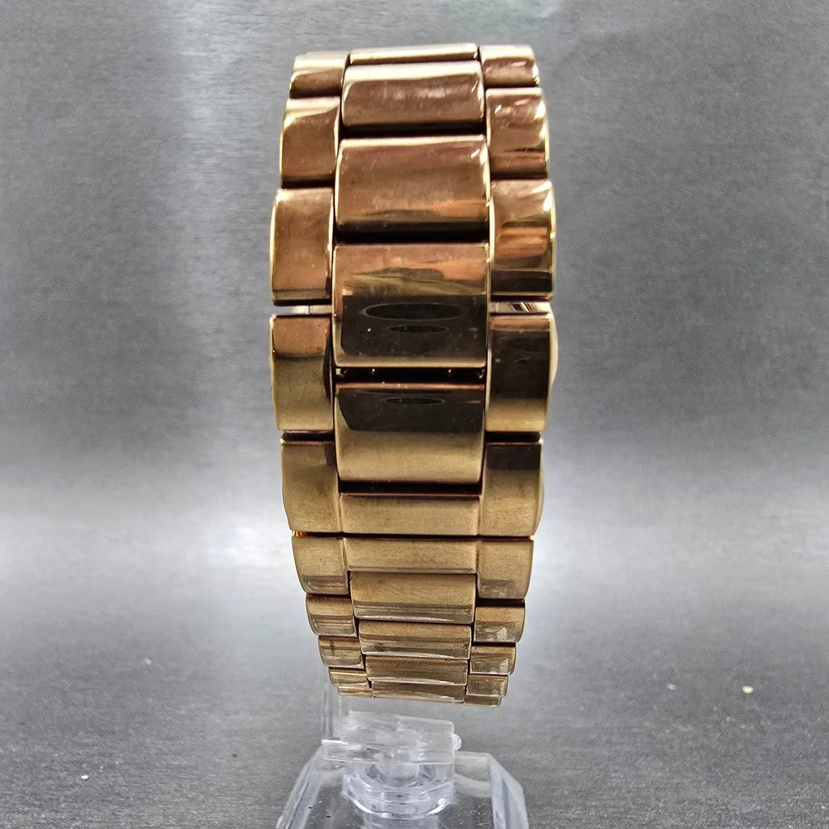 Emporio Armani Valente Watch Men 42mm Brown Dial Rose Gold Small Seconds Newbat8