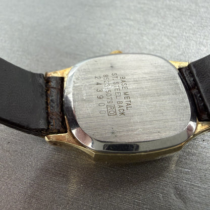 Seiko SQ Watch Women 22mm Cream Dial Gold Tone Daydate 8523-5079 New Battery9