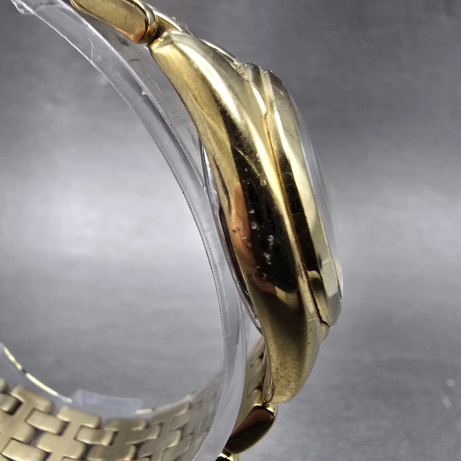 Citizen Eco-Drive Paladion Watch Women 28mm Cream Dial Gold Tone Date Runs3