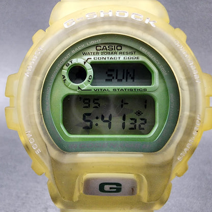 Casio G-Shock DW-6910K Watch Men 50mm Digital Clear Case ICERC Edition New Batt