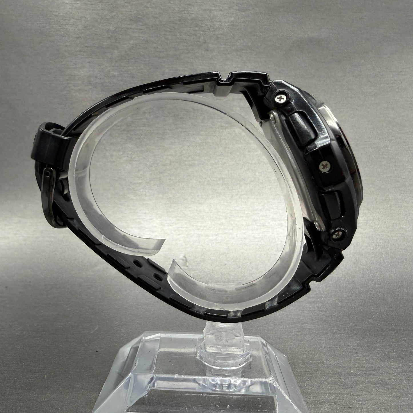 Casio Baby-G BGA-102 Watch Women 39mm Analog Digital Black Alarm Chrono New Batt8
