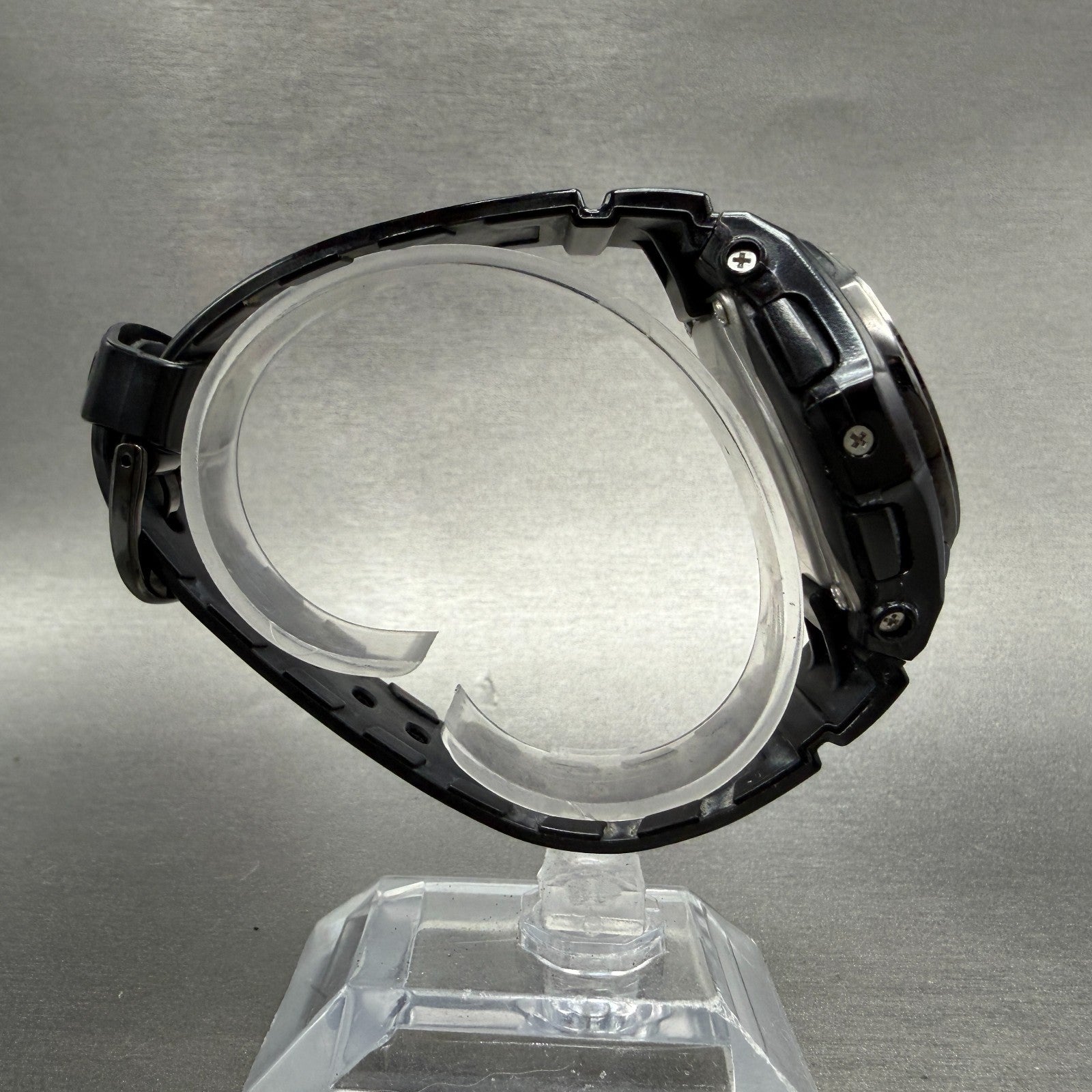 Casio Baby-G BGA-102 Watch Women 39mm Analog Digital Black Alarm Chrono New Batt8
