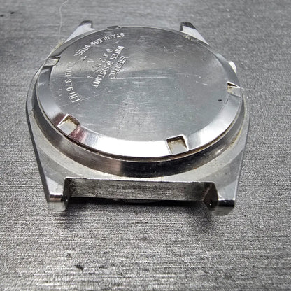 Seiko 5 Automatic Watch Men 38mm Gold Dial Steel Daydate 7009-8761 PARTS10