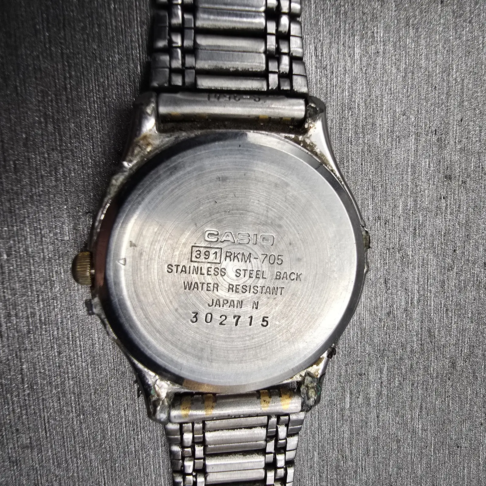 Casio Rookie Watch Women 30mm Silver Dial Two Tone Round RKM-705 New Battery10