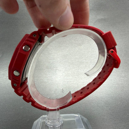Casio G-Shock GA-2100 Watch Men 46mm Red Analog Digital Alarm Chronograph Works6