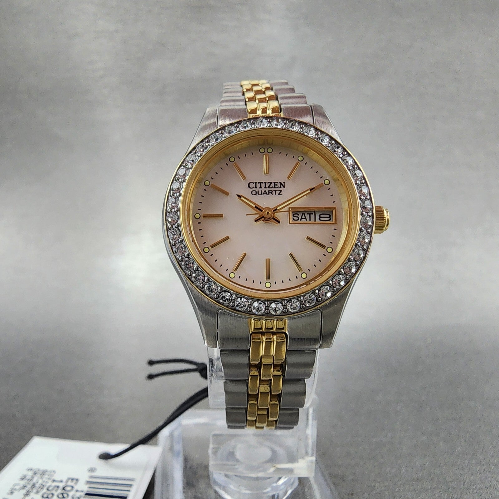 Citizen Watch Women 25mm MOP Dial Two Tone Daydate EQ053450D New Battery5