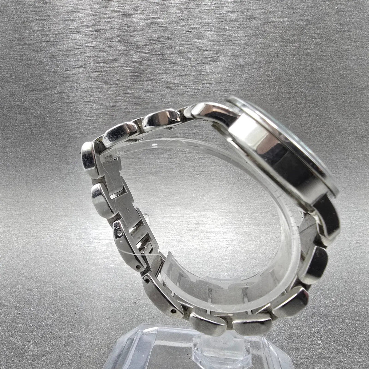 Michael Kors Janey Watch Women 34mm White Dial Silver Tone Round MK-3157 New Bat8