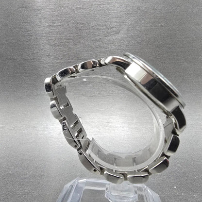 Michael Kors Janey Watch Women 34mm White Dial Silver Tone Round MK-3157 New Bat8