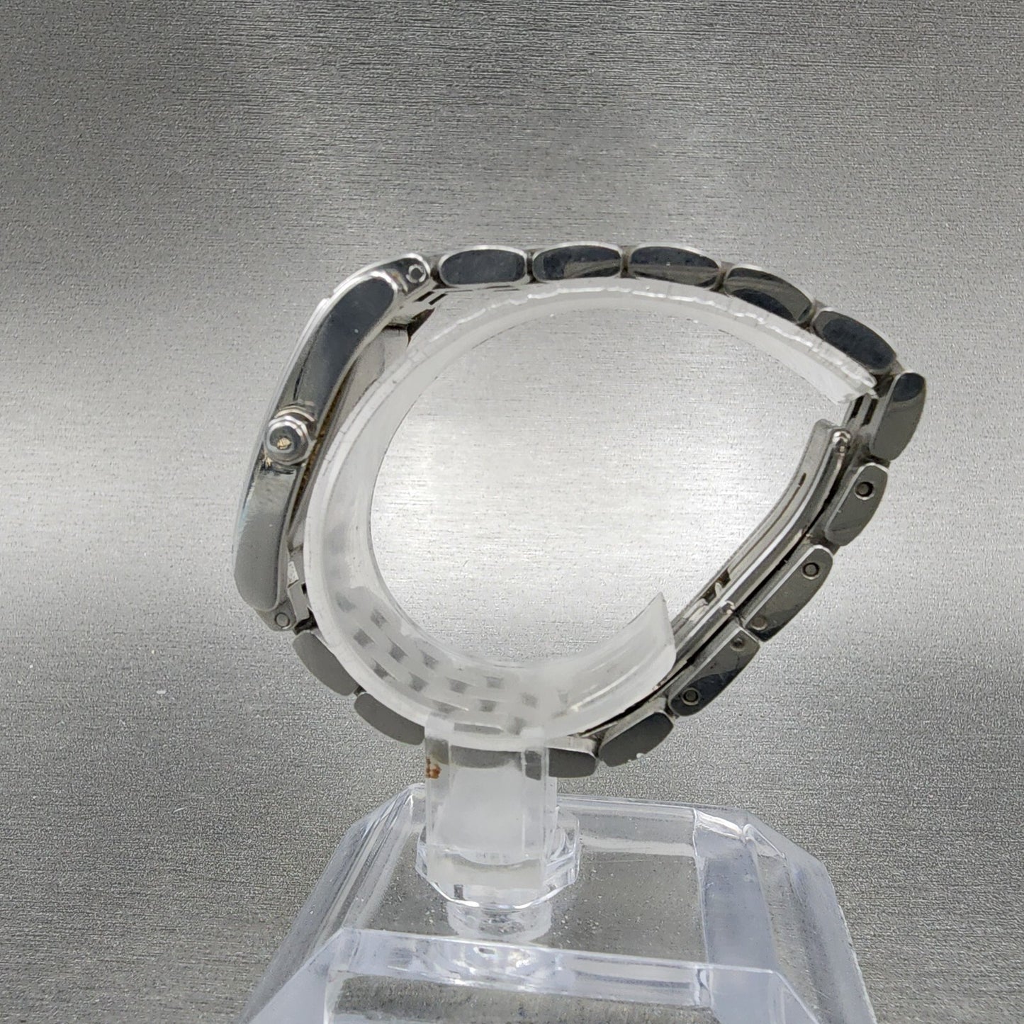 Longines Dolce Vita tank Watch Women 20mm White Dial Steel Rectangle New Battery6