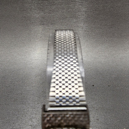 Seiko Tank Watch Women 17mm Silver Dial White Gold Plated Manual Wind Runs 11404