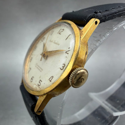 Seiko Fashion Watch Women 24mm Silver Dial Gold Tone Manual Round 5315 Runs VTG2