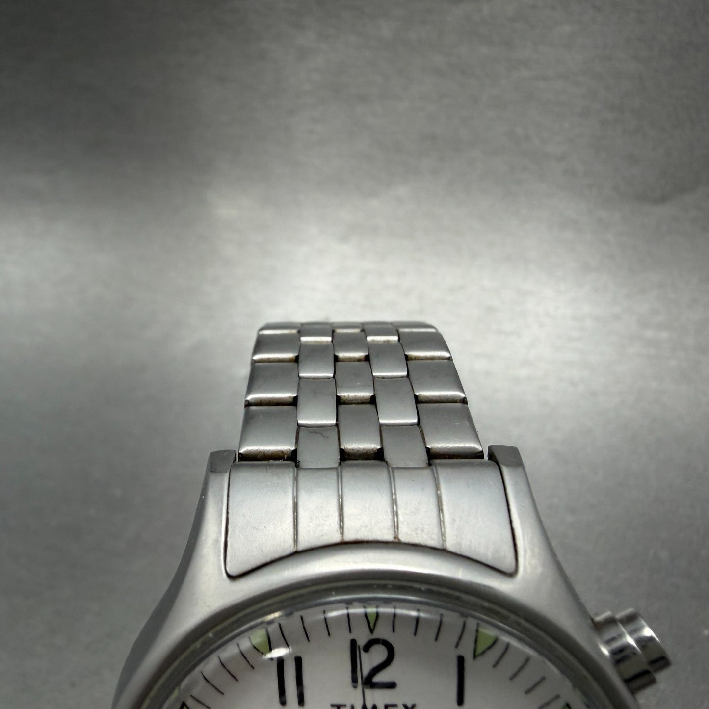 Timex MK1 Chronograph Watch Men 42mm White Dial Steel Date Round New battery4