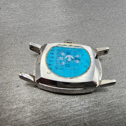Rado Silky Tank Watch Women 18mm Silver Dial Steel Rectangle Manual Wind PARTS12