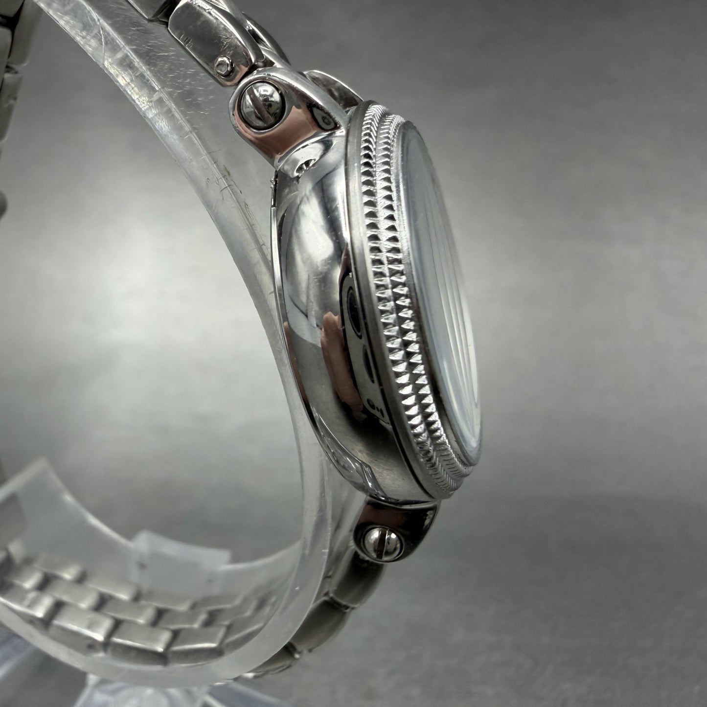 Fossil Heather Watch Women 26mm White Dial Silver Tone Date Round ES3135 NewBat3