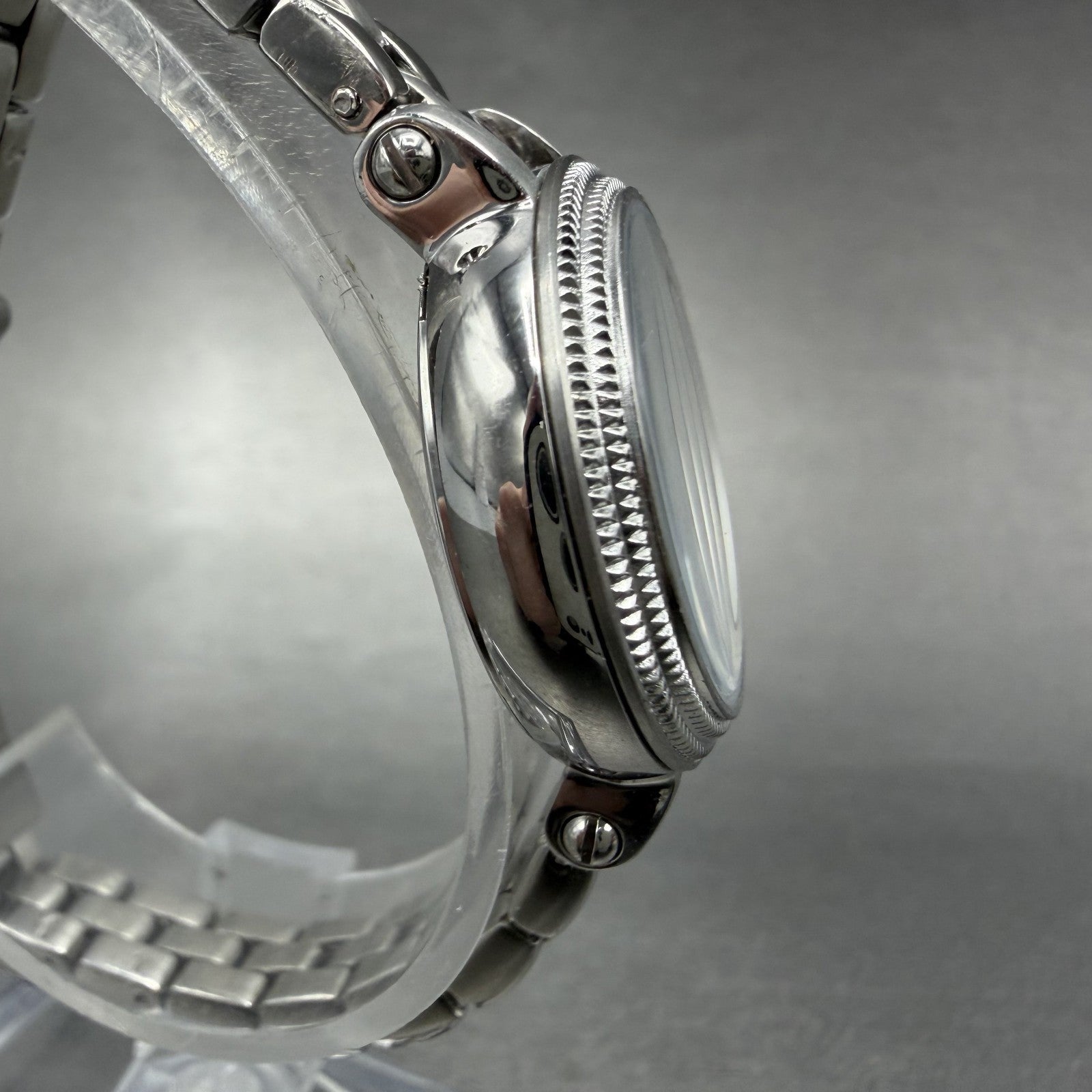 Fossil Heather Watch Women 26mm White Dial Silver Tone Date Round ES3135 NewBat3
