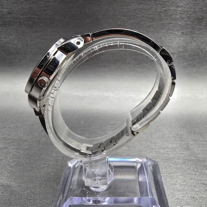 Bulova Harley-Davidson Watch Women 26mm Silver Dial Silver Tone 76L25 New Batt6