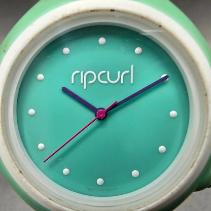 Rip Curl Aurora Surf Watch Women 37mm Green Dial Green Case Round New Battery1