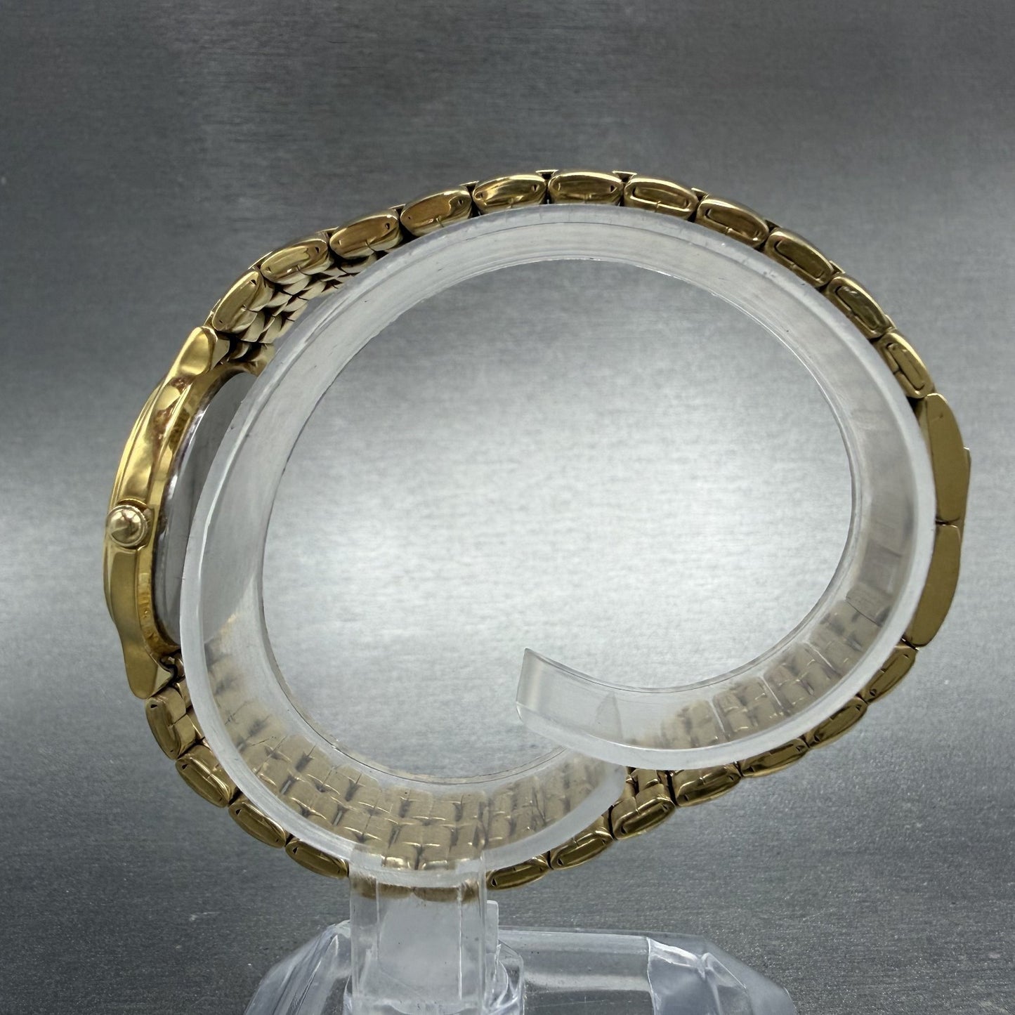 Seiko Watch Women 26mm White Dial Gold Tone Round Vintage 1N00-1B50 New Battery6