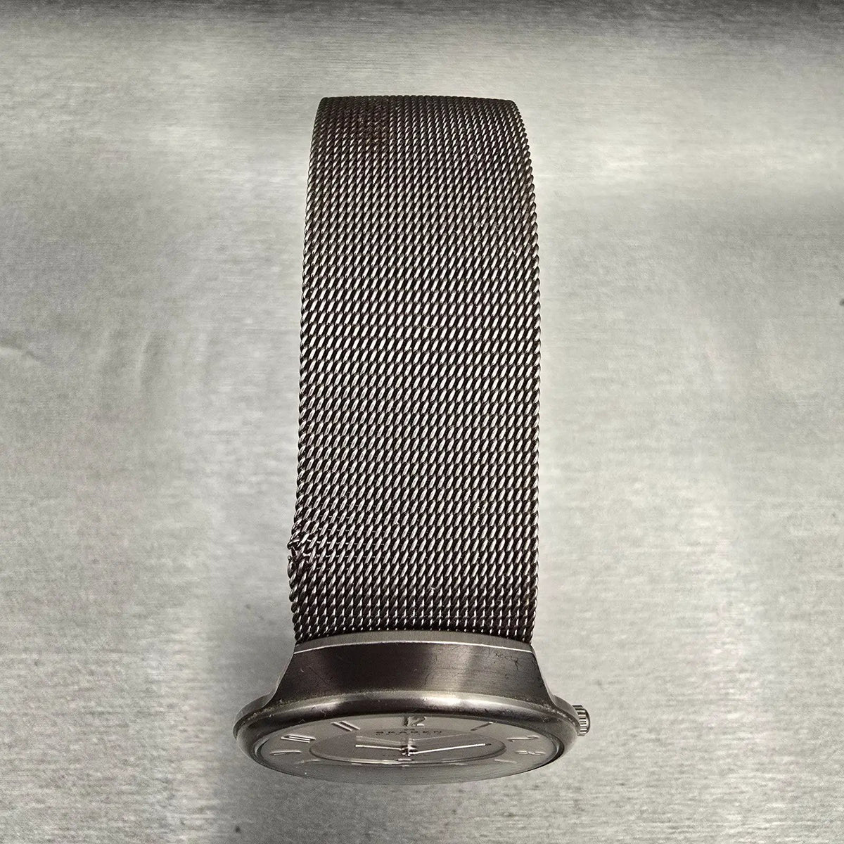 Skagen Watch Men 34mm White Dial Titanium Date Round 533LTTW New Battery4