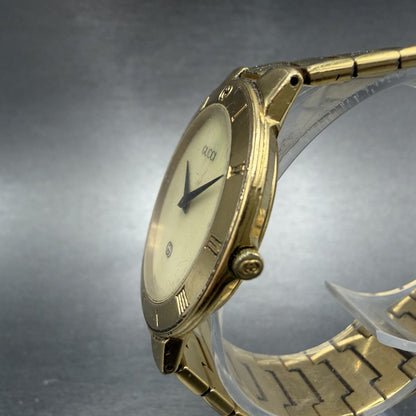 Gucci 3300M Watch Men 33mm MOP Dial Gold Plated Round Vintage PARTS3