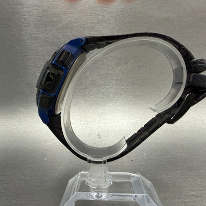 Tissot T-Touch Watch Men 47mm Black Blue Ana Digi Alarm Chrono New Battery W/Box7