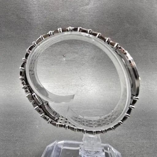 Wittnauer Watch Women 25mm White Dial Silver Tone Round 12R05 New Battery10