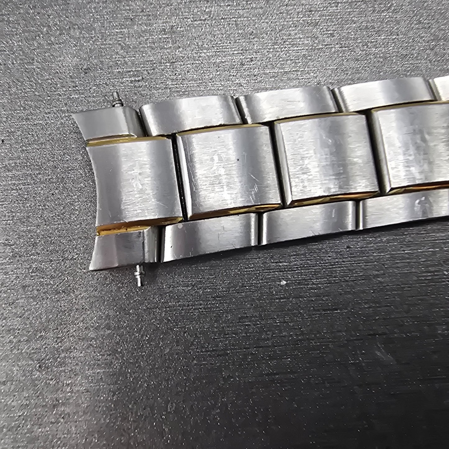 Movado Museum Bracelet 18mm Two Tone Stainless Steel Butterfly Clasp 85-G1-8851