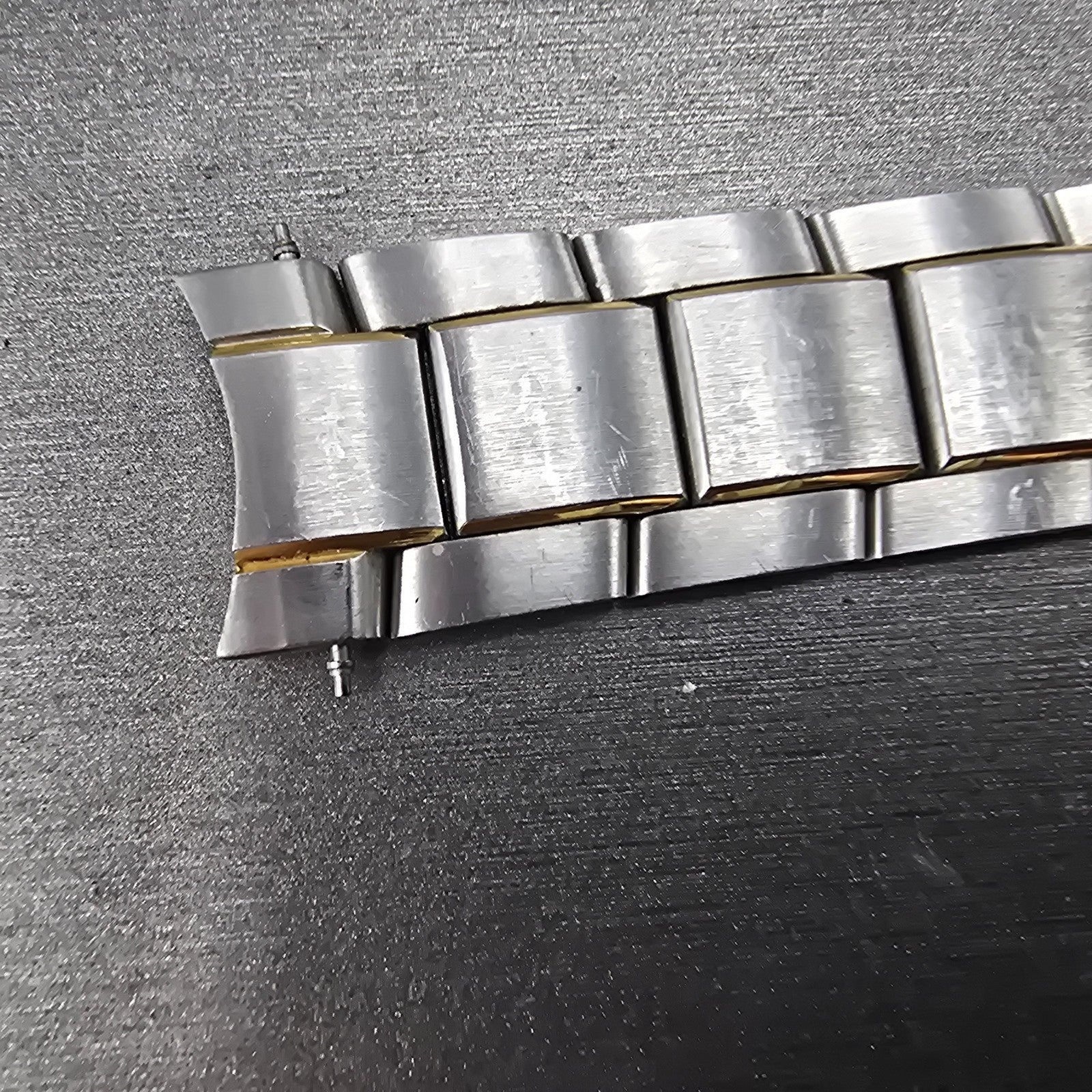 Movado Museum Bracelet 18mm Two Tone Stainless Steel Butterfly Clasp 85-G1-8851