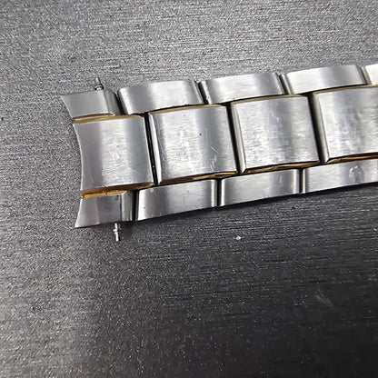 Movado Museum Bracelet 18mm Two Tone Stainless Steel Butterfly Clasp 85-G1-8851