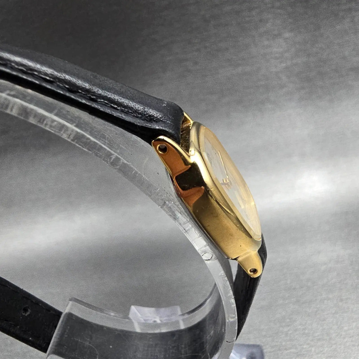 Citizen CQ Watch Women 17mm White Dial Gold Tone Rectangle 5920-S49810 New Batt33