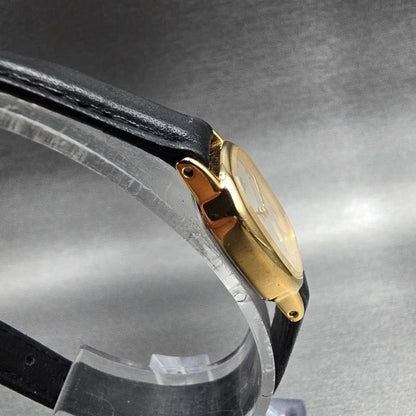 Citizen CQ Watch Women 17mm White Dial Gold Tone Rectangle 5920-S49810 New Batt33