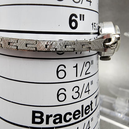 Seiko Solar Watch Women 15mm White Dial Silver Tone Manual 107840 Runs10