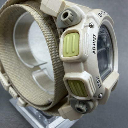 Casio G-Shock DW-8800 Watch Men 46mmDigital White Gray Case Round READ!!! NewBat3