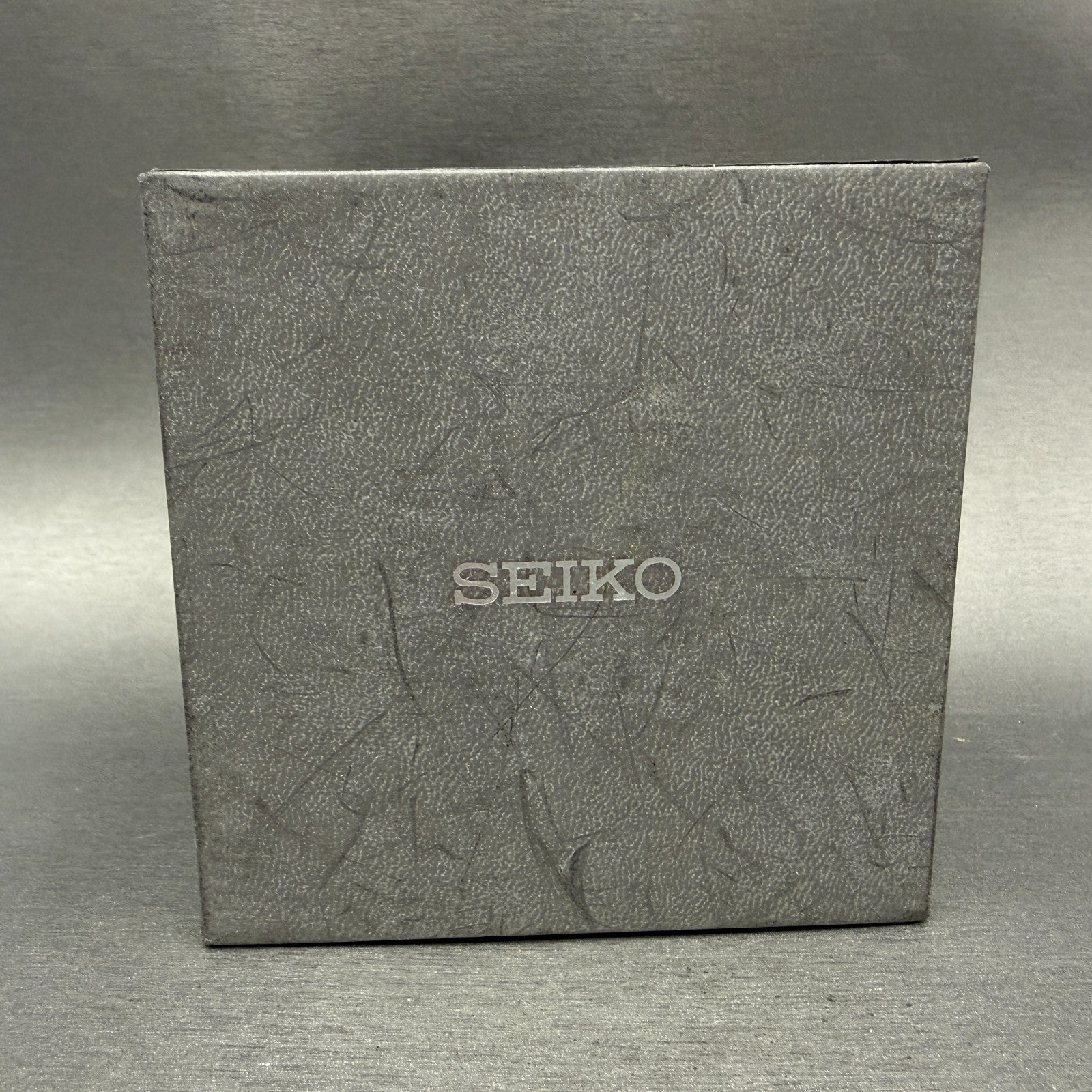 Seiko Presentation Watch Box Case Gray Cardboard Square JDM2