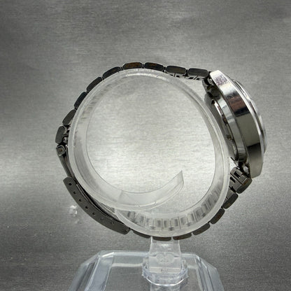 Seiko Automatic Watch Women 28mm Green Dial Silver Tone Date 2205-0610 Runs8