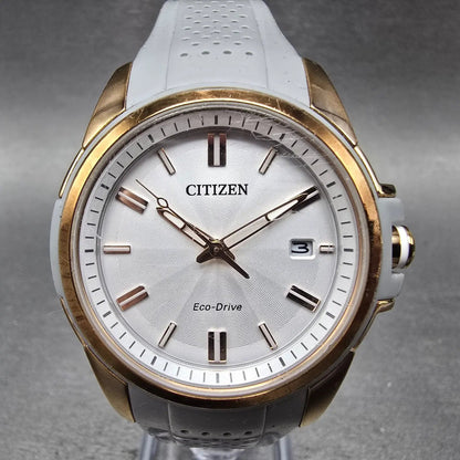 Citizen Eco-drive Weekender Watch Women 38mm GrayDial Rose Gold Date Works0